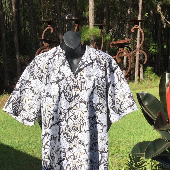 🌴NWOT Chaps Hawaiian Mens Shirt Size XLarge 🌴 - Picture 4 of 6